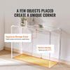 Clear Acrylic Console Table for Living Room and Entryway