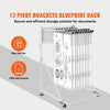 Mobile Blueprint Storage Rack for Office and Studio Use