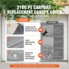 Carport Replacement Canopy Cover for Outdoor Shelter