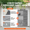 Carport Replacement Canopy Cover for Garage Shelter