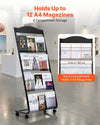 Rolling Brochure Display Rack for Office and Events
