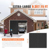 Insulated Garage Door Screen Curtain for Winter Use