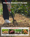 Heavy Duty Garden Fork for Digging and Composting