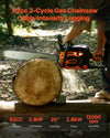 Gas Powered Chainsaw for Tree Cutting and Yard Work