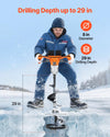 Cordless Ice Auger and Earth Auger Combo