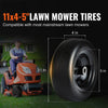 Flat Free Mower Wheels with Rim for Lawn Tractors