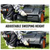Push Lawn Sweeper for Leaf and Grass Collection