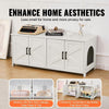 Cat Litter Box Enclosure Cabinet for Home Use