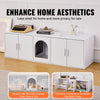 Cat Litter Box Enclosure Furniture for Multi Cat Households