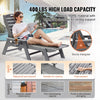 Adjustable Outdoor Chaise Lounge Chair for Poolside
