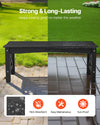 Heavy Duty Outdoor Bench for Patio and Yard