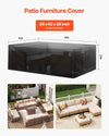 Waterproof Patio Furniture Cover for Outdoor Dining Set