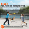 Removable Pool Safety Fence for Inground Swimming Pools