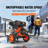 Gas Powered Pressure Washer for Driveway Patio and Home Cleaning