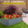 Galvanized Raised Garden Bed Metal Planter for Outdoor Growing