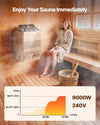 High Power Electric Sauna Heater for Spa Rooms