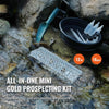 Gold Panning Sluice Box Kit for Prospecting and Mining