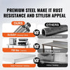 Stainless Steel Work Table with Wheels for Commercial Kitchen