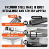 Double Tier Stainless Steel Overshelf for Kitchen and Workshop
