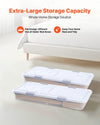 Rolling Under Bed Storage Bins for Clothes and Shoes