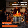 Smokeless Fire Pit Stove for Outdoor Patio and Camping