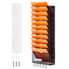 Metal Wall File Holder 12 Pockets for Organized Storage and Easy Access