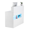 Reception Desk with LED Light, Drawers, and Ample Storage Space