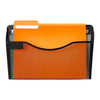 Metal Wall File Holder with Labeled Pockets for Organized Storage