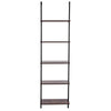 70 in Metal Pipe Shelving Unit with 12.8 in Shelf Spacing