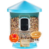 IP65 Waterproof Bird Feeder Camera with 2K HD, AI Bird Identification and Two-Way Audio