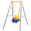 Outdoor Swing Set for Kids 3-10 Yrs with Detachable Seat and High Weight Capacity