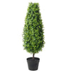 2 Pack 36 in Boxwood Artificial Trees for Indoor Outdoor Use