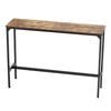 High Pub Table with Adjustable Footpads and Detachable Footrest Bar
