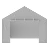 12'x20' Side Canopy Fabric with Waterproof and UV Protection for Garage Frames
