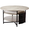 Adjustable Lift Up Coffee Table with Ample Storage and Pneumatic Mechanism