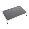 49 x 33 in Elevated Dog Bed with Aluminum Frame for Medium to Large Dogs
