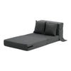 Foldable Sofa Bed Chair with Ergonomic Support and Washable Cover