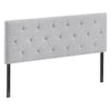 Adjustable Height Headboard with High-Density Foam and Anti-Stain Fabric
