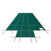Large-Size Inground Pool Cover with Enhanced Fastening System and Hassle-Free Installation
