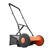 14 in 5-Blade Manual Push Mower with Ergonomic Handle and Grass Catcher