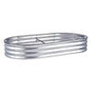 0.03 in Double-Layer Galvanized Metal Raised Garden Bed with Pre-Drilled Holes