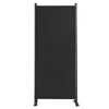3-Panel Room Divider 89.8x72.4 in Flexible Folding Privacy Screen