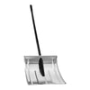 15.7 x 16.9 in Aluminum Blade Snow Shovel with 65.35 in Shaft for Seniors