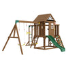 10 In 1 Swing Set for Backyard with Kitchen Toys and Fort for Kids 3-10