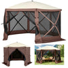 Pop Up Screen Tent Canopy with Mesh for Outdoor Camping and Backyard