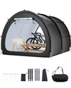 Lightweight Portable Bike Shed with Waterproof Coating and Ventilation Windows