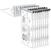 Adjustable Width Blueprint Display Rack for 24-42 in Documents - 12 Pivot Brackets