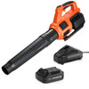20V Cordless Electric Leaf Blower 450 CFM 110 MPH Lightweight Handheld