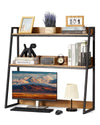 37.4 in x 12.6 in x 35.4 in Desktop Bookshelf Organizer for Home Office