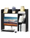 37.2 in x 9.5 in x 28.9 in Desktop Bookshelf Organizer for Home and Office